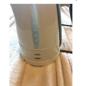 Braun White 7-Cup Electric Water Kettle Aqua Express 3217 S20 Made in Germany